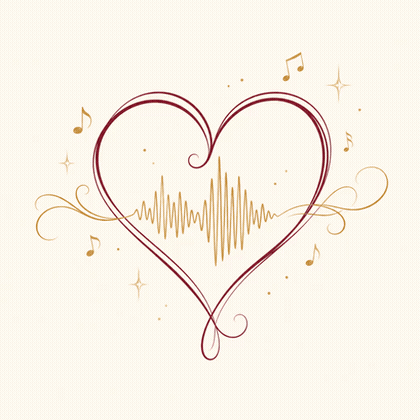 Cuore musicale animato